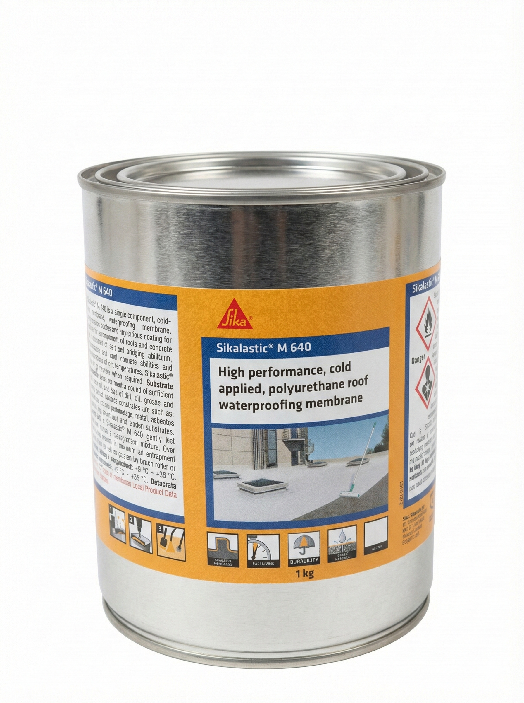 Sikalastic® M 640 – Liquid Polyurethane Roof Waterproofing – 1kg