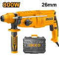Ingco Rotary Hammer 800W SDS+/مقدح هيلتي إنجكو كهرباء 800 واط (حفر وتكسير)