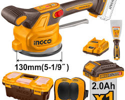 Ingco Cordless Tile Vibration Machine 20V - 12 Speed - Full Kit/ماكينة رجراج بلاط إنجكو بطارية 20 فولت - 12 سرعة